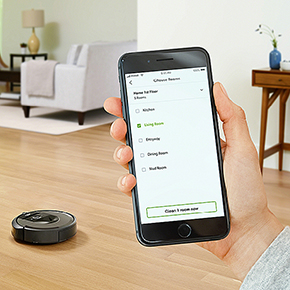 Wi-Fi Connected Robot Vacuum Cleaner